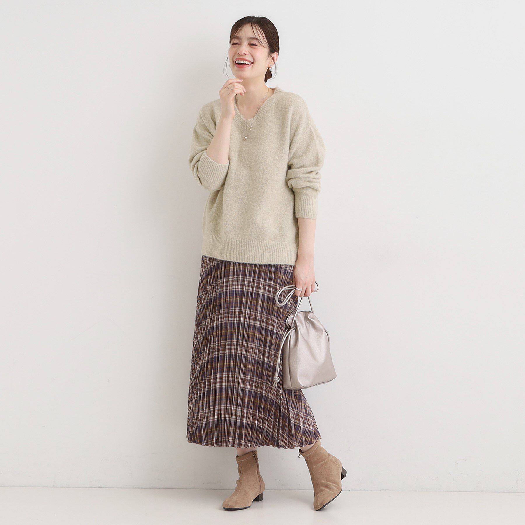 SHOO･LA･RUE「ふわふわVネックニット」|ニット・セーター|