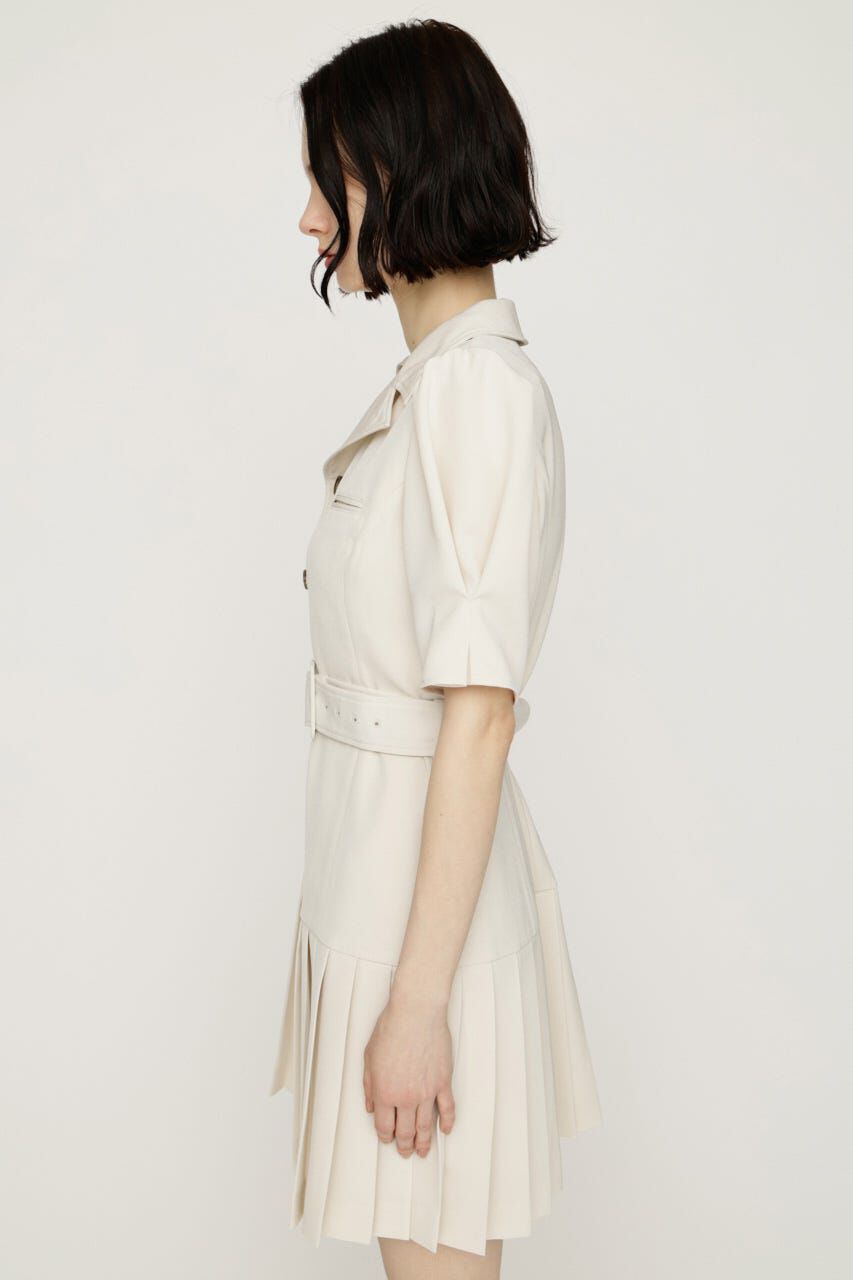 SLY「ASYMMETRY PLEATS ショートワンピース」|ワンピース|