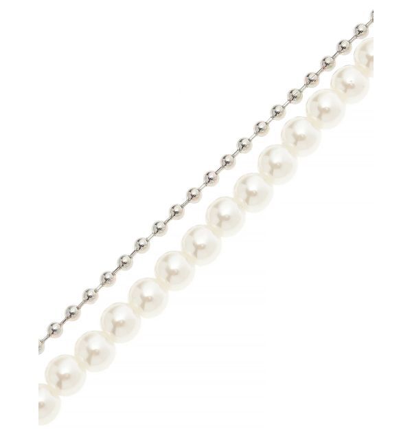 CALNAMUR「FAKE PARL&times;CHAIN NECKLACE/フェイクパール&times;チェーンネックレス」|その他|