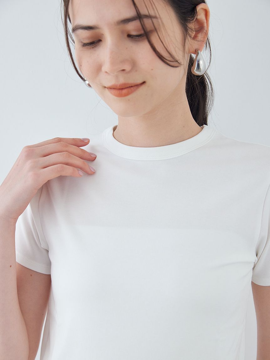 Mila Owen「ソフトタッチ半袖Ｔシャツ」|Tシャツ・カットソー|