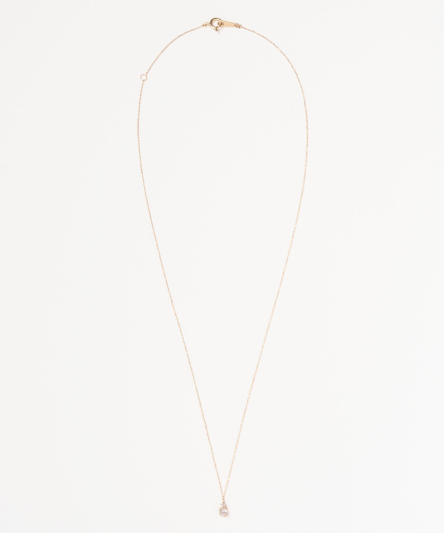 Phoebe「【K10】ジュエルラックネックレス　ホワイトトパーズ/BOX付き」|ネックレス|