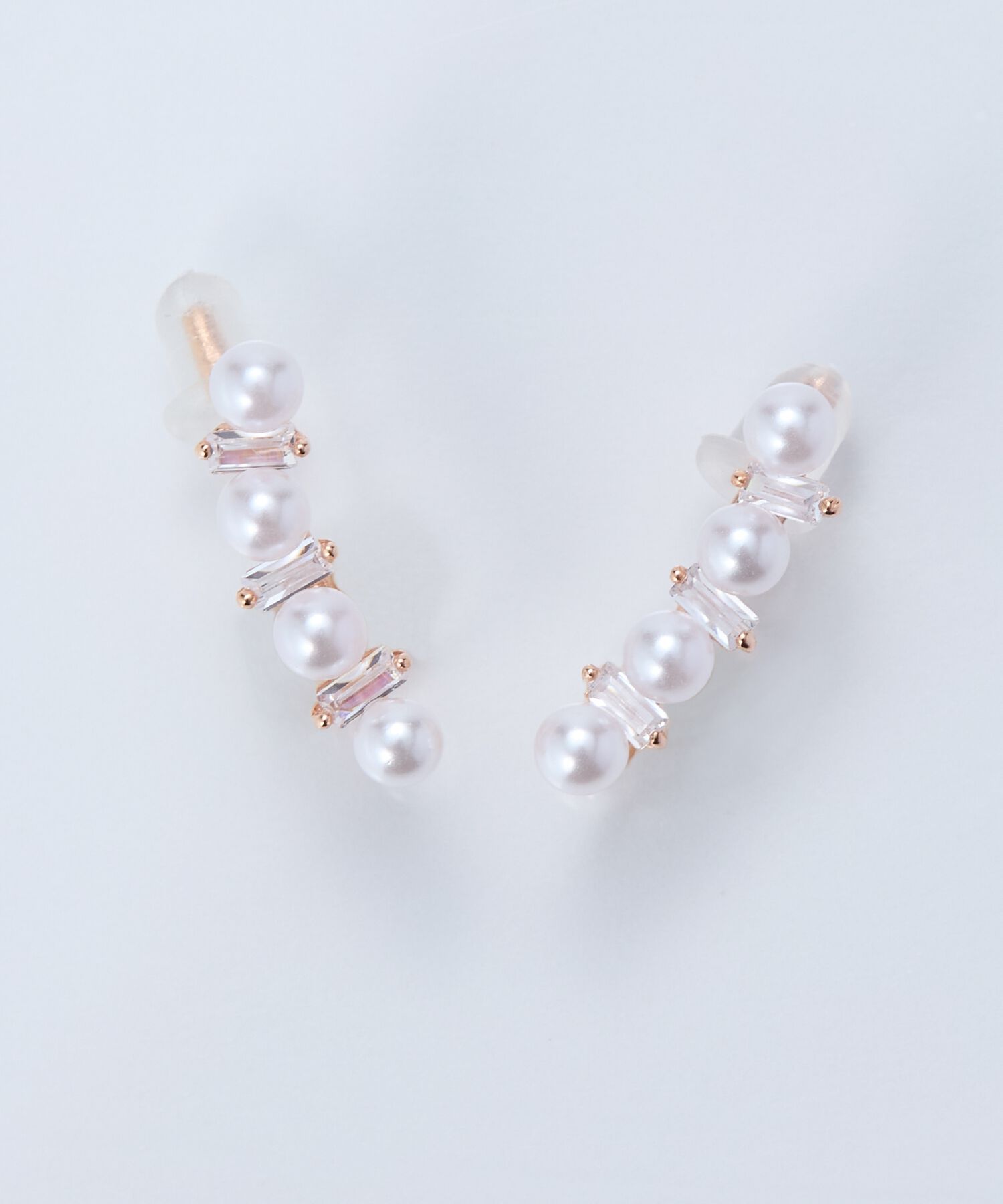 Phoebe「2wayパールブリンクピアス&イヤリング　ローズゴールド」|ピアス|ローズゴールド