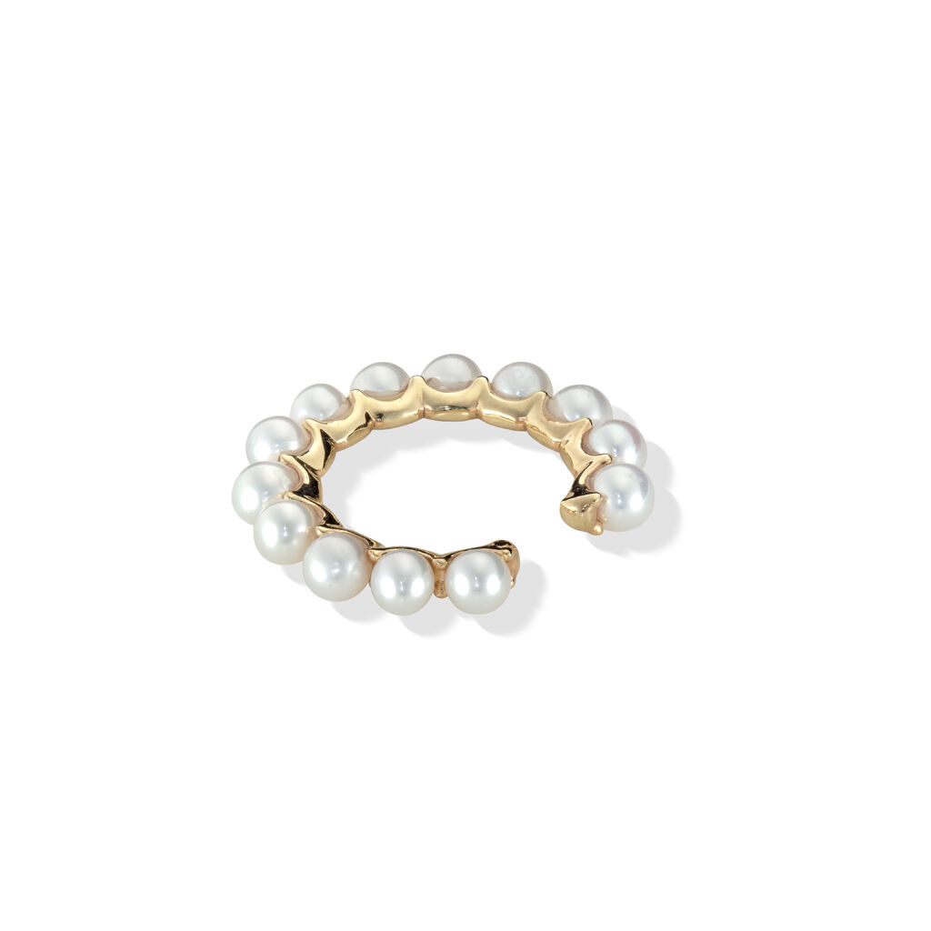 STAR JEWELRY「BABY PEARL HOOP EAR CUFF」|イヤーカフ|