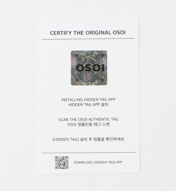 OSOI「＜OSOI＞FOLDER BROT バッグ NAVY」|ショルダー・メッセンジャー|