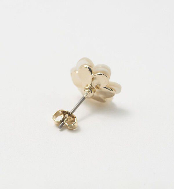 UNITED ARROWS green label relaxing「シェル フラワー ピアス」|ピアス|