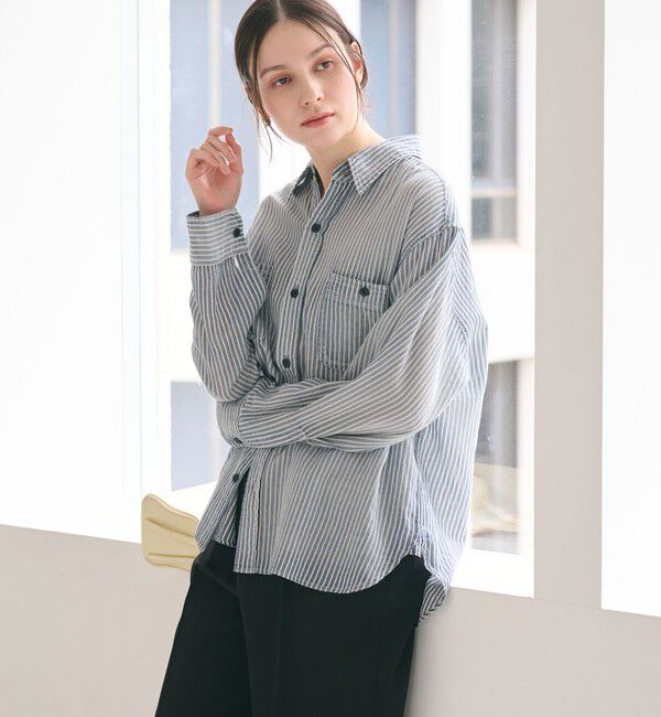 BEAUTY&YOUTH UNITED ARROWS「【別注】＜PAYDAY＞インディゴ シャツ」|シャツ・ブラウス|