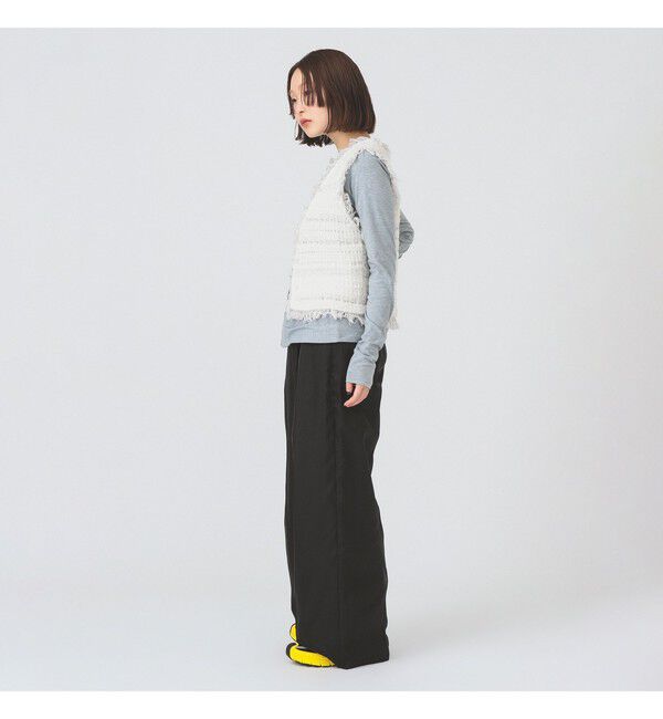 Ray BEAMS 「ツイード ニット ベスト」|ベスト・ジレ|