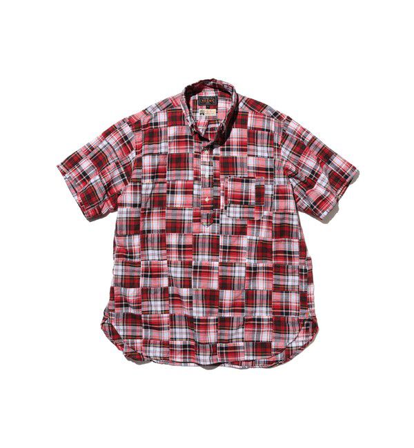 BEAMS PLUS「B.D. Pullover Classic-fit Patchwork Madras」|シャツ・ブラウス|