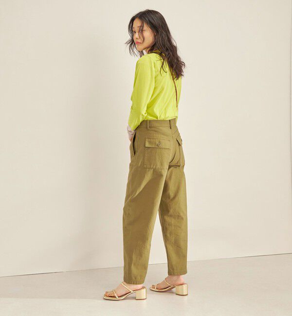 SHIPS for women「【SHIPS別注】Odub:〈洗濯機可能〉ミリタリー ワイド パンツ◇」|その他|