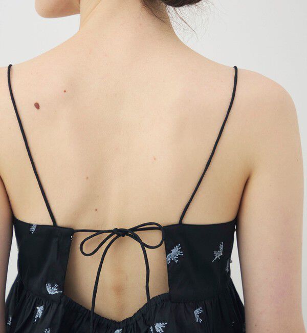 TOMORROWLAND BUYING WEAR「【別注】ne Quittez pas BLACK Camisole Embroidery トップス」|キャミソール|