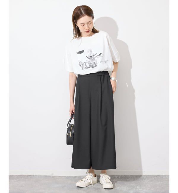 SLOBE IENA「《WEB限定》クロップドイージーワイドパンツ」|その他|