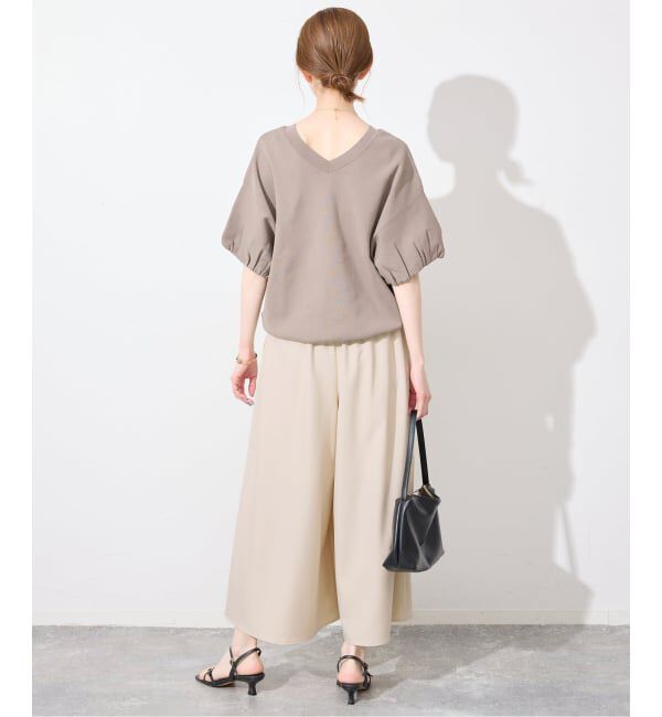 SLOBE IENA「《WEB限定》クロップドイージーワイドパンツ」|その他|