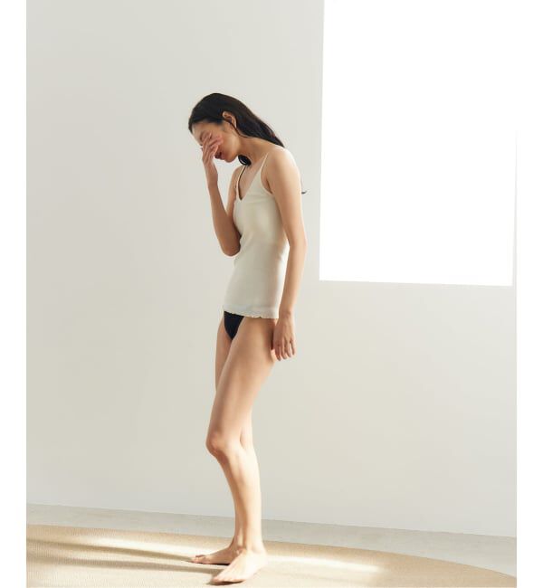 SLOBE IENA「《追加》PALM/パーム 22RIBBRACAMIBASIC PLM23SS06」|インナー|