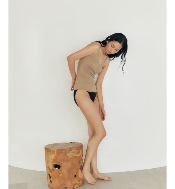 SLOBE IENA「《追加》PALM/パーム 22RIBBRACAMIBASIC PLM23SS06」|インナー|