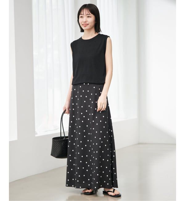 SLOBE IENA「《WEB限定/3サイズ展開/シリーズあり/追加3予約》フィブリルマーメイドフレアスカート」|スカート|