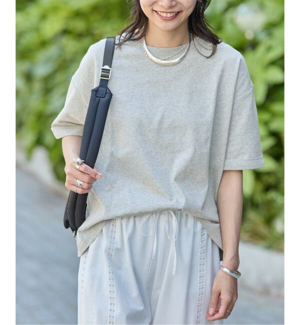 JOURNAL STANDARD「《追加4》汗ジミ防止天竺ビッグT」|Tシャツ・カットソー|グレー