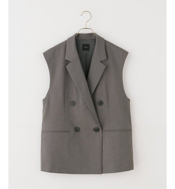 Spick and Span「《セットアップ可》ツイルストレッチダブルボタン ベスト」|ベスト・ジレ|