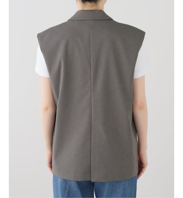 Spick and Span「《セットアップ可》ツイルストレッチダブルボタン ベスト」|ベスト・ジレ|