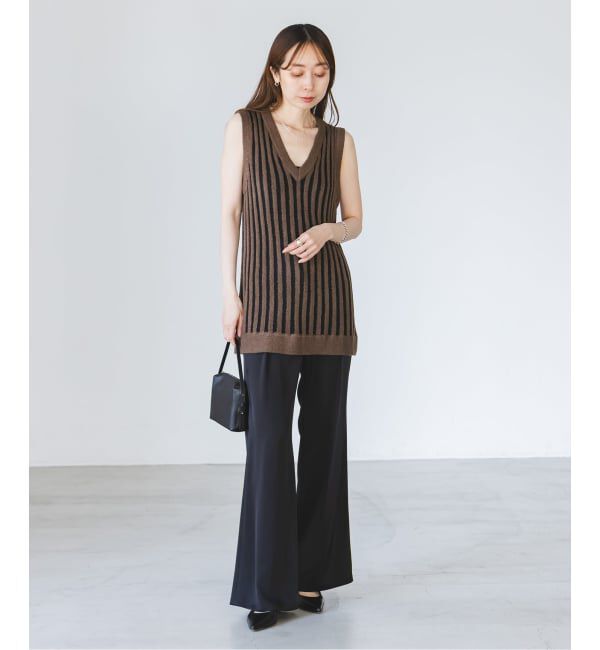 NOBLE「《予約・NOBLE別注カラー》PROVOKE/プロヴォーク loopyarn stripe vest」|ベスト・ジレ|