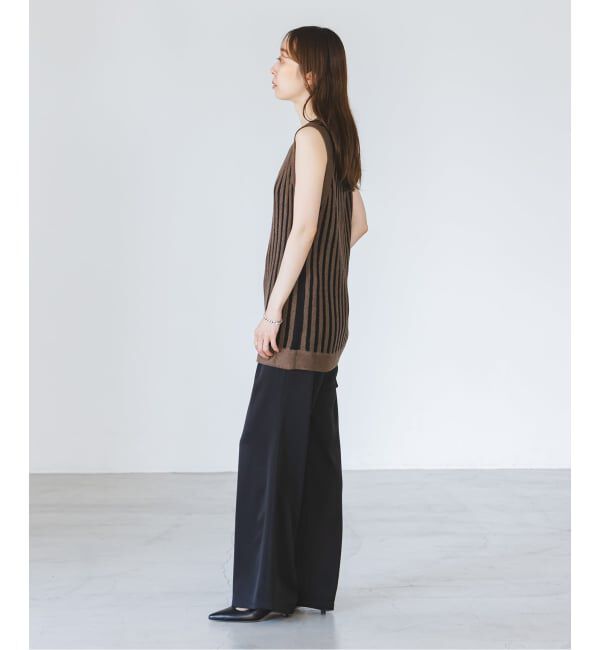 NOBLE「《予約・NOBLE別注カラー》PROVOKE/プロヴォーク loopyarn stripe vest」|ベスト・ジレ|