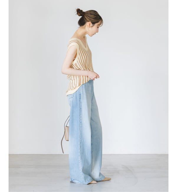 NOBLE「《予約・NOBLE別注カラー》PROVOKE/プロヴォーク loopyarn stripe vest」|ベスト・ジレ|