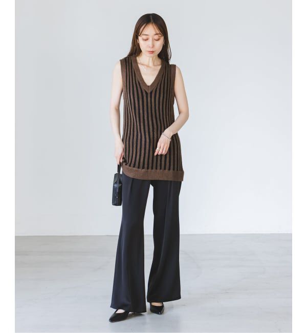 NOBLE「《予約・NOBLE別注カラー》PROVOKE/プロヴォーク loopyarn stripe vest」|ベスト・ジレ|