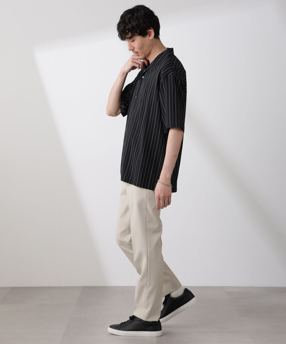 nano･universe「｢SOIGNE｣ECOPET(R)&times;AERO ツイルストレッチスラックス」|チノ|