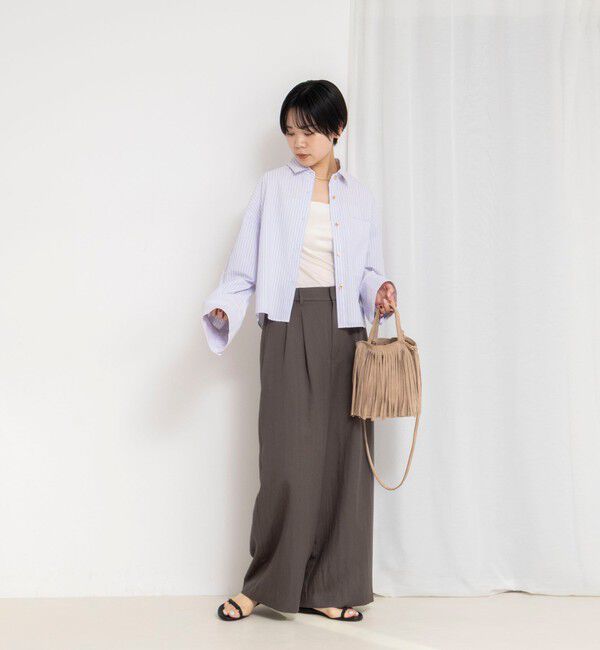 NOLLEY'S「【WEB＆一部店舗限定サイズアイテム】ウォッシャブルセルロースワイドパンツ」|その他|