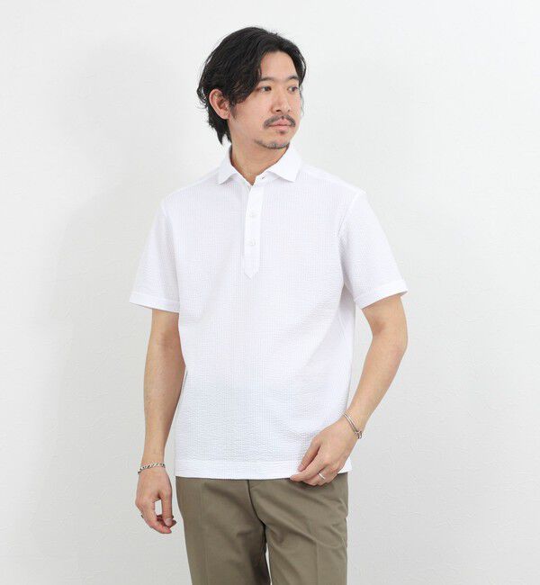 NOLLEY'S goodman「《ビジカジ対応》サッカーテープポロシャツ / ビズポロ /26SS」|ポロシャツ|