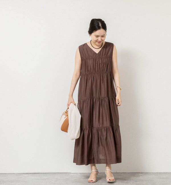 NOLLEY'S sophi「ウォッシャブルシアーローンティアード2WAYワンピース」|ワンピース|