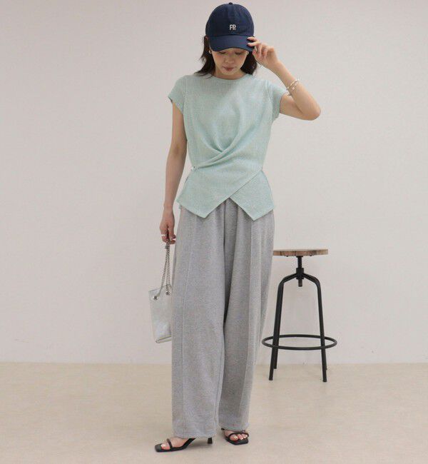 fredy emue「ニットソーカシュクールプルオーバー」|Tシャツ・カットソー|