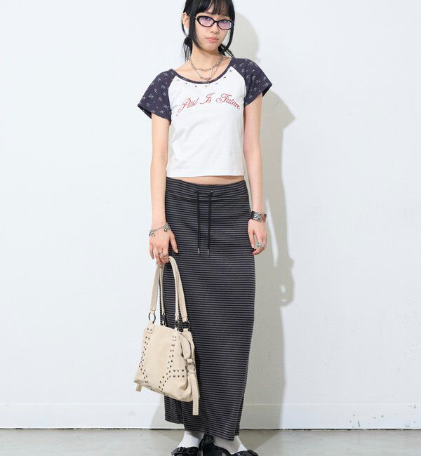  「【WEB限定】ワッフルフラワーラグランSS TEE」|Tシャツ・カットソー|