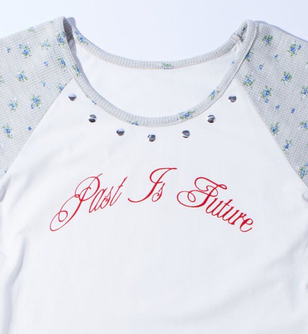  「【WEB限定】ワッフルフラワーラグランSS TEE」|Tシャツ・カットソー|