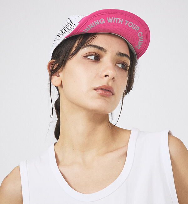 ABAHOUSE「【CHUMS/チャムス】Running Mesh Cap/ランニングメッシュキャ」|その他|ローズ