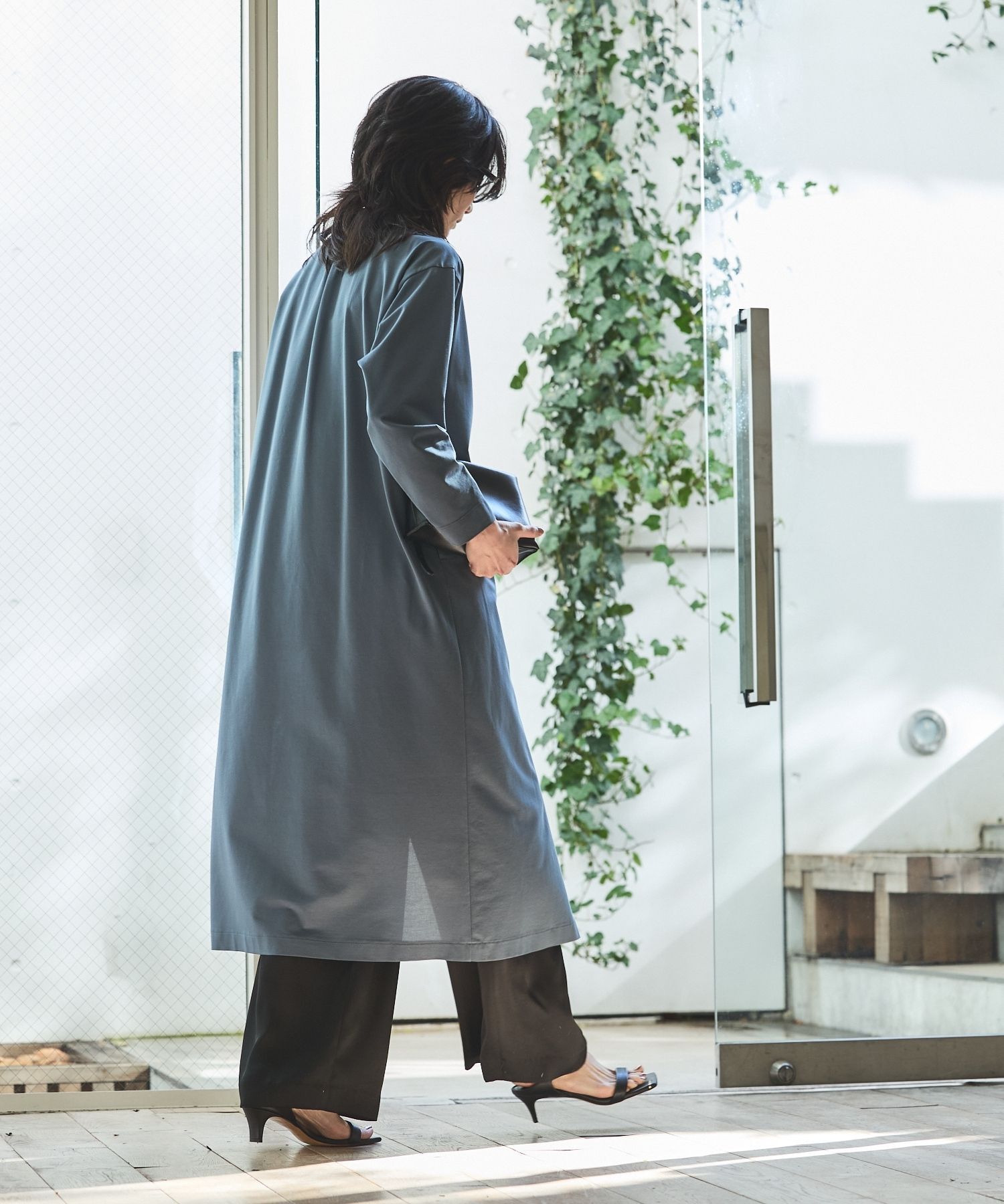 qualite「【Asuka Teramatsuさん着用/接触冷感・吸水速乾】クールサテンパンツ」|その他|