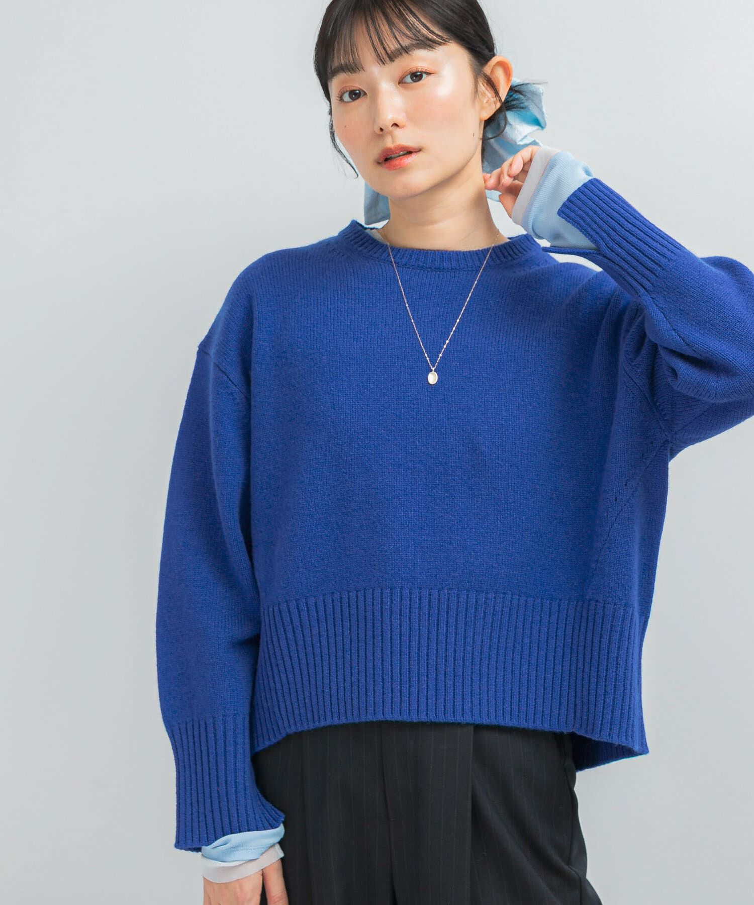 URBAN RESEARCH ROSSO「『WEB/一部店舗限定』エクストラファインシームデザインニット」|ニット・セーター|
