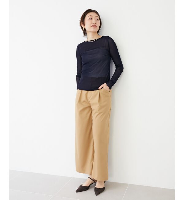le.coeur blanc「シアークルーネックプルオーバー」|Tシャツ・カットソー|