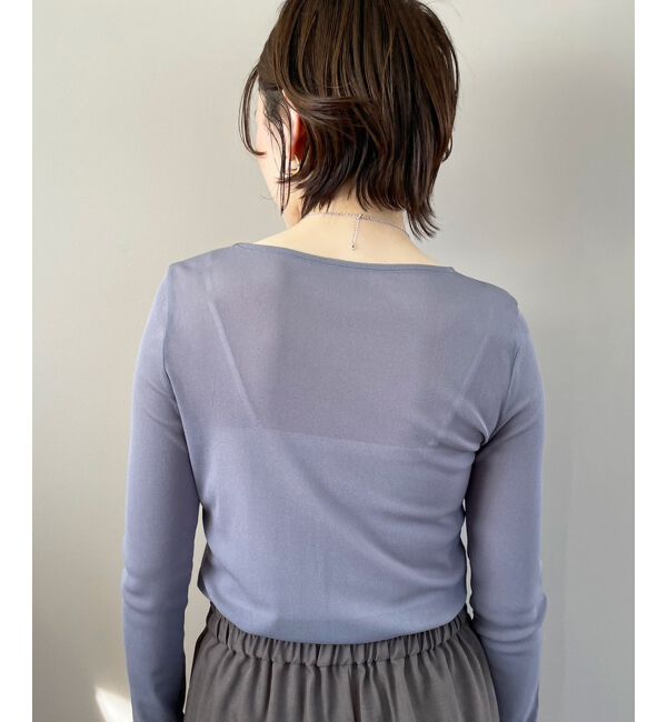le.coeur blanc「シアークルーネックプルオーバー」|Tシャツ・カットソー|