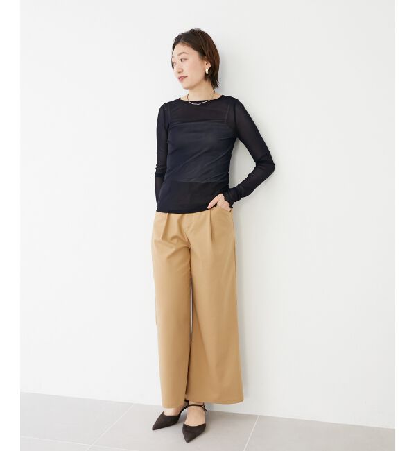 le.coeur blanc「シアークルーネックプルオーバー」|Tシャツ・カットソー|