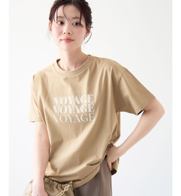  「VOYAGEフロッキーロゴTシャツ」|Tシャツ・カットソー|