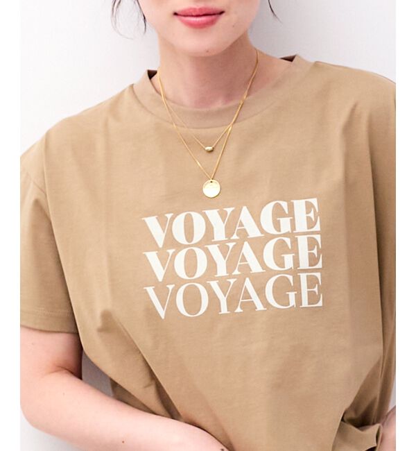 「VOYAGEフロッキーロゴTシャツ」|Tシャツ・カットソー|