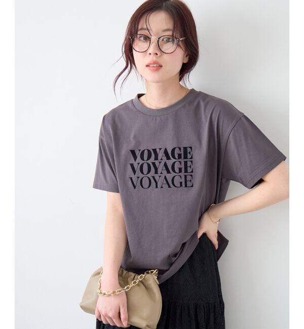  「VOYAGEフロッキーロゴTシャツ」|Tシャツ・カットソー|