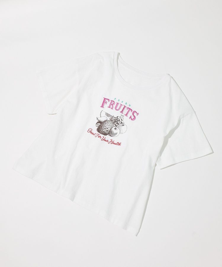 earth music&ecology「刺繍Tシャツ」|Tシャツ・カットソー|A