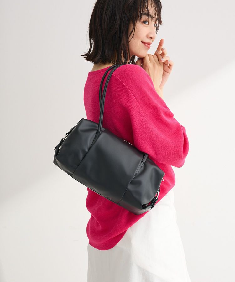 Green Parks「スクエアボストンバッグ」|その他|Black