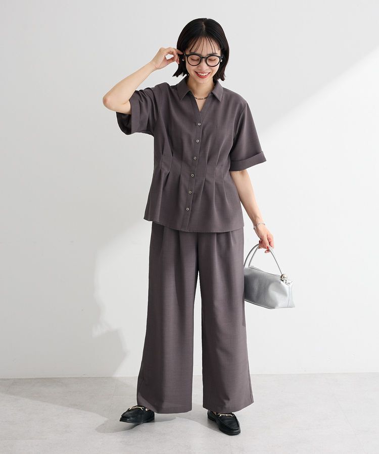 Green Parks「SET2点 シャツパンツセットアップ」|スーツ|Charcoal Gray