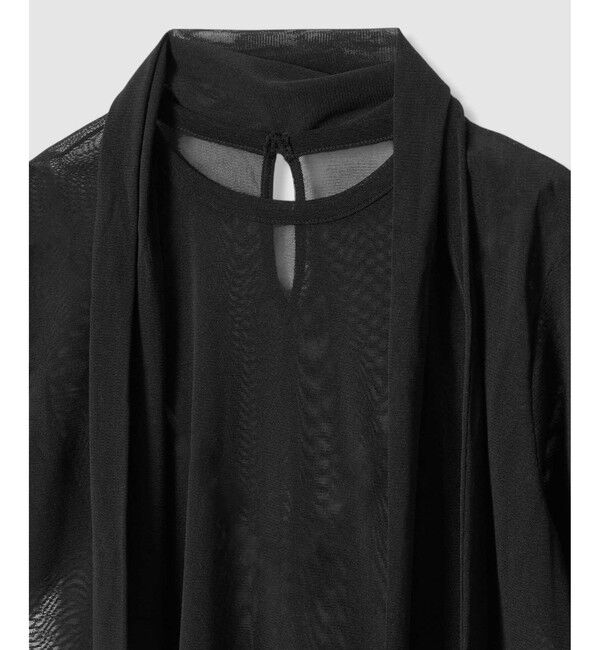 LOULOU WILLOUGHBY「【LOULOU WILLOUGHBY】ボウタイツキチュールトップス」|Tシャツ・カットソー|