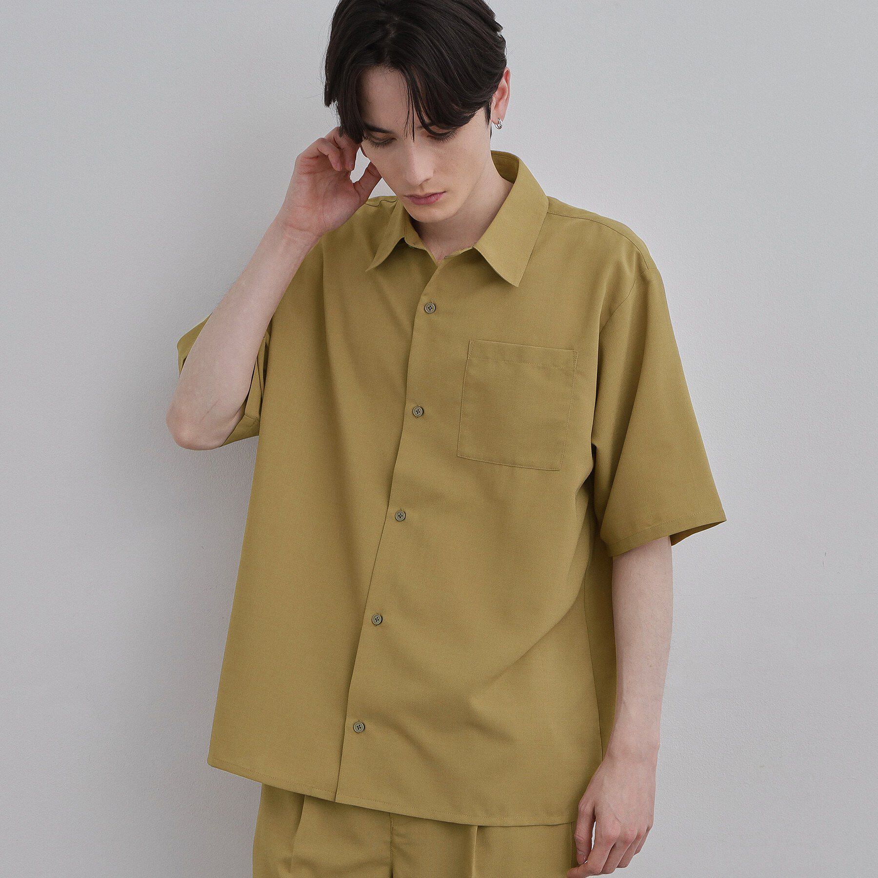 tk.TAKEO KIKUCHI「AIRY DRYレギュラーカラーシャツ/吸水速乾/UVカット/マシーンウォッシャブル/洗濯可/イージ」|シャツ・ブラウス|