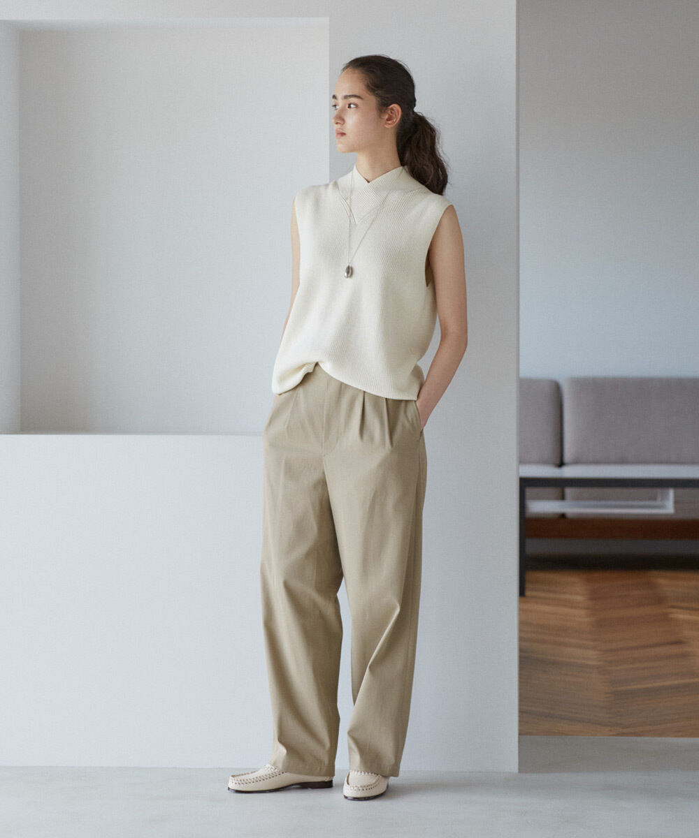 YLEVE 「YLEVE / HIGH TWISTED COTTON GABA EASY TROUSERS」|その他|