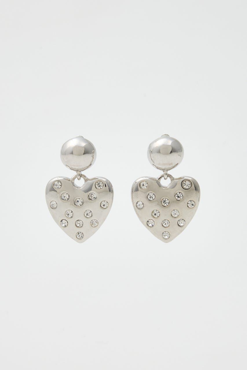 SLY「RHINESTONE HEART ピアス」|ピアス|SLV