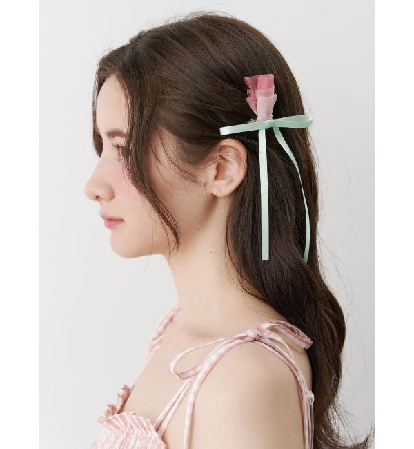 CALNAMUR「SHEER TULIP HAIR PIN/シアーチューリップヘアピン」|その他|